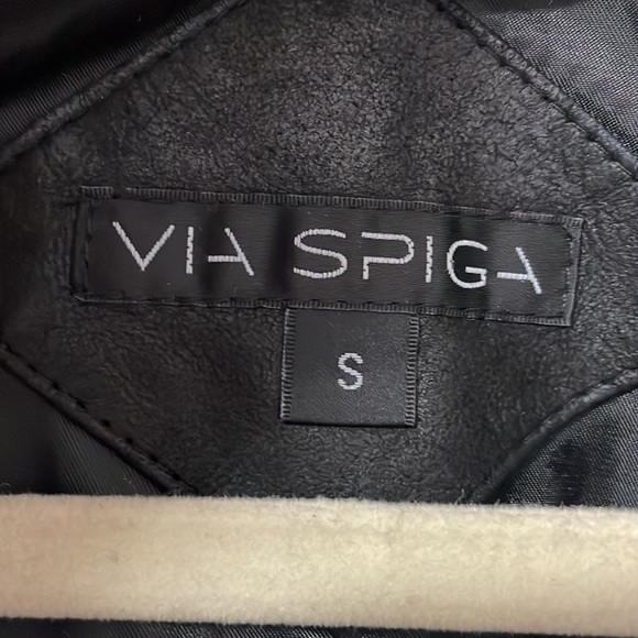 Via Spiga Leather Blazer - s - Picture 2 of 9